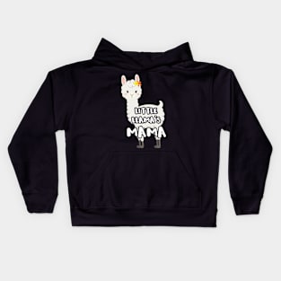 Matching Mother Daughter   Little Llamas Mama Kids Hoodie